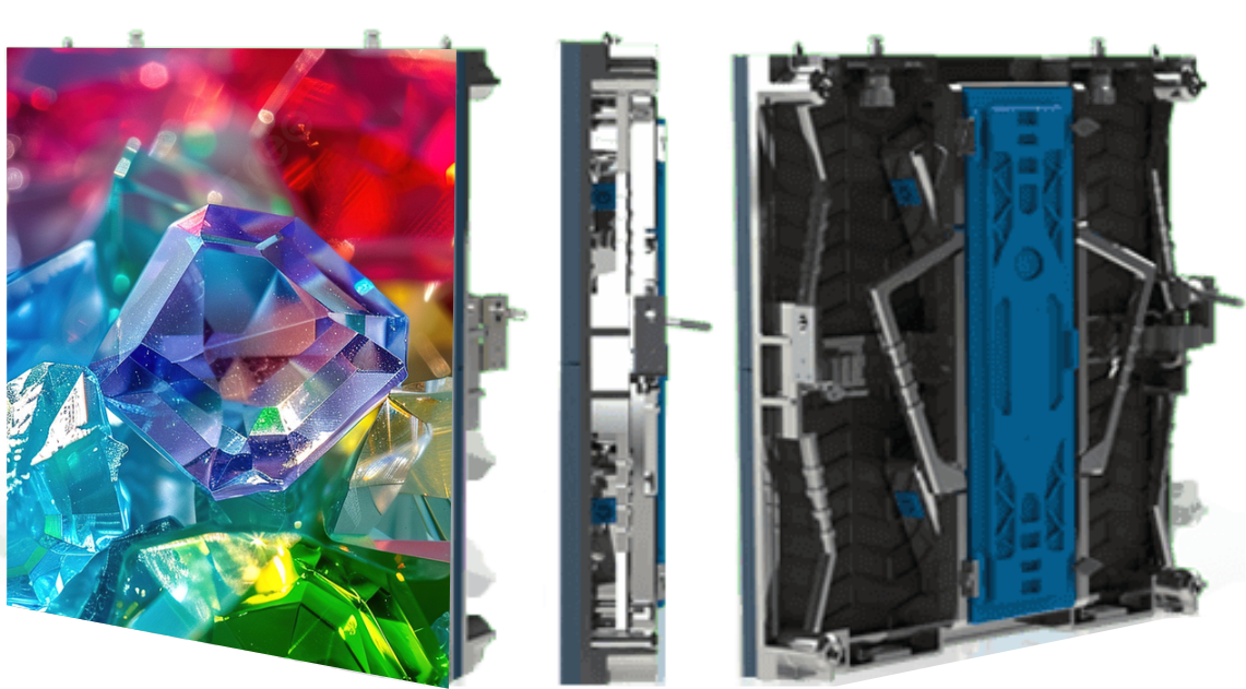 outdoor active LED installation in Dubai